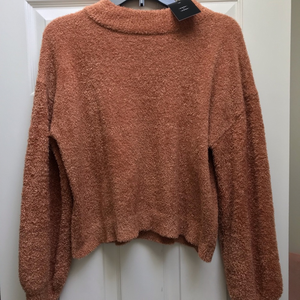 Soft and fuzzy winter sweater!